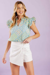 KNOW ME SO WELL WOVEN TOP - Flying Tomato - Flyclothing LLC
