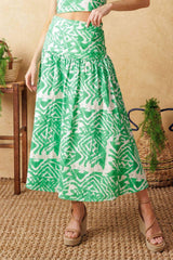 DESTINED FOR MORE WOVEN TOP AND SKIRT SET - Flying Tomato - Flyclothing LLC