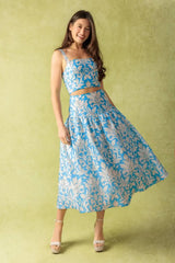 LITTLE MOMENTS WOVEN TOP AND SKIRT SET - Flying Tomato - Flyclothing LLC