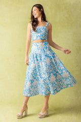 LITTLE MOMENTS WOVEN TOP AND SKIRT SET - Flying Tomato - Flyclothing LLC