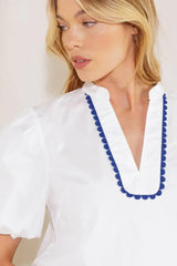HIGH STANDARDS WOVEN TOP - Flying Tomato - Flyclothing LLC