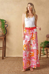 OVER YOU AGAIN WOVEN TOP AND PANT SET - Flying Tomato - Flyclothing LLC