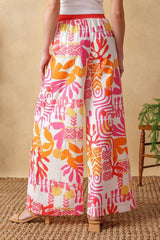 OVER YOU AGAIN WOVEN TOP AND PANT SET - Flying Tomato - Flyclothing LLC