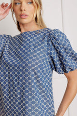 RIPPLES OF TIME WOVEN TOP - Flying Tomato - Flyclothing LLC