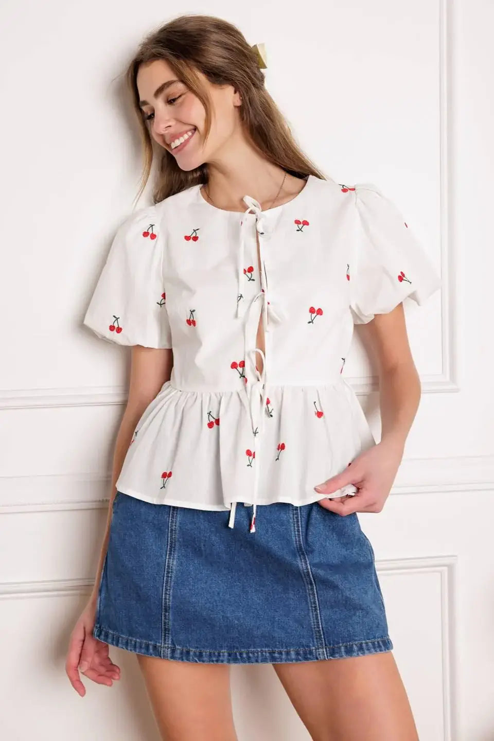CLOSER THAN EVER WOVEN TOP - Flying Tomato - Flyclothing LLC