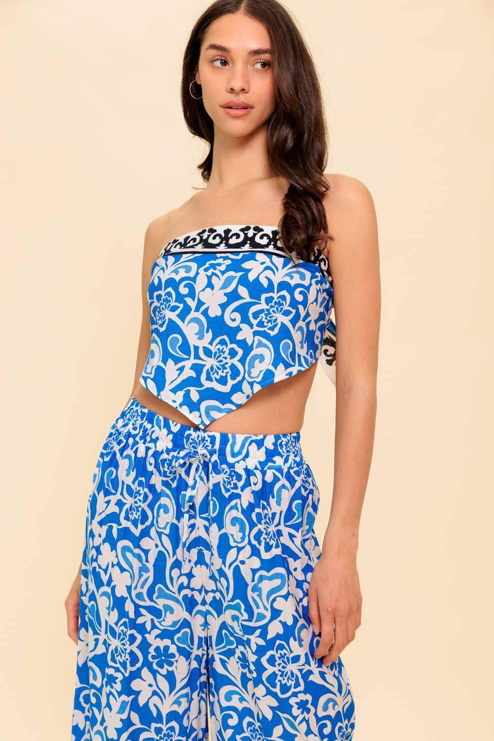 SPARKING INSPIRATION WOVEN TOP AND PANT SET - Flying Tomato - Flyclothing LLC