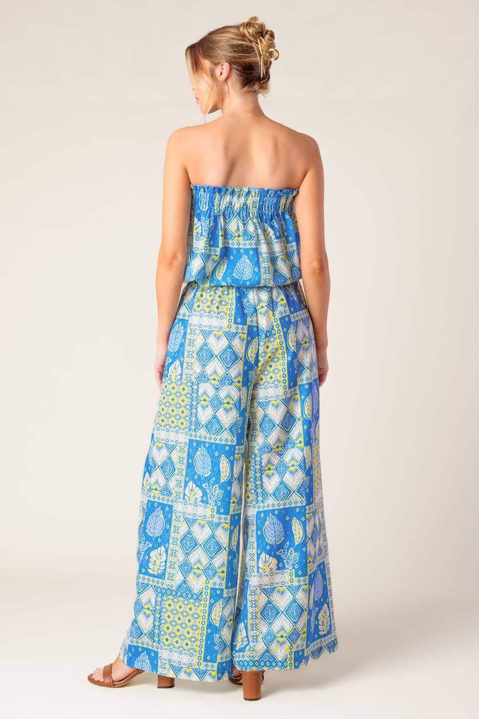 LET'S GET OUT OF TOWN WOVEN TOP AND PANT SET - Flying Tomato - Flyclothing LLC
