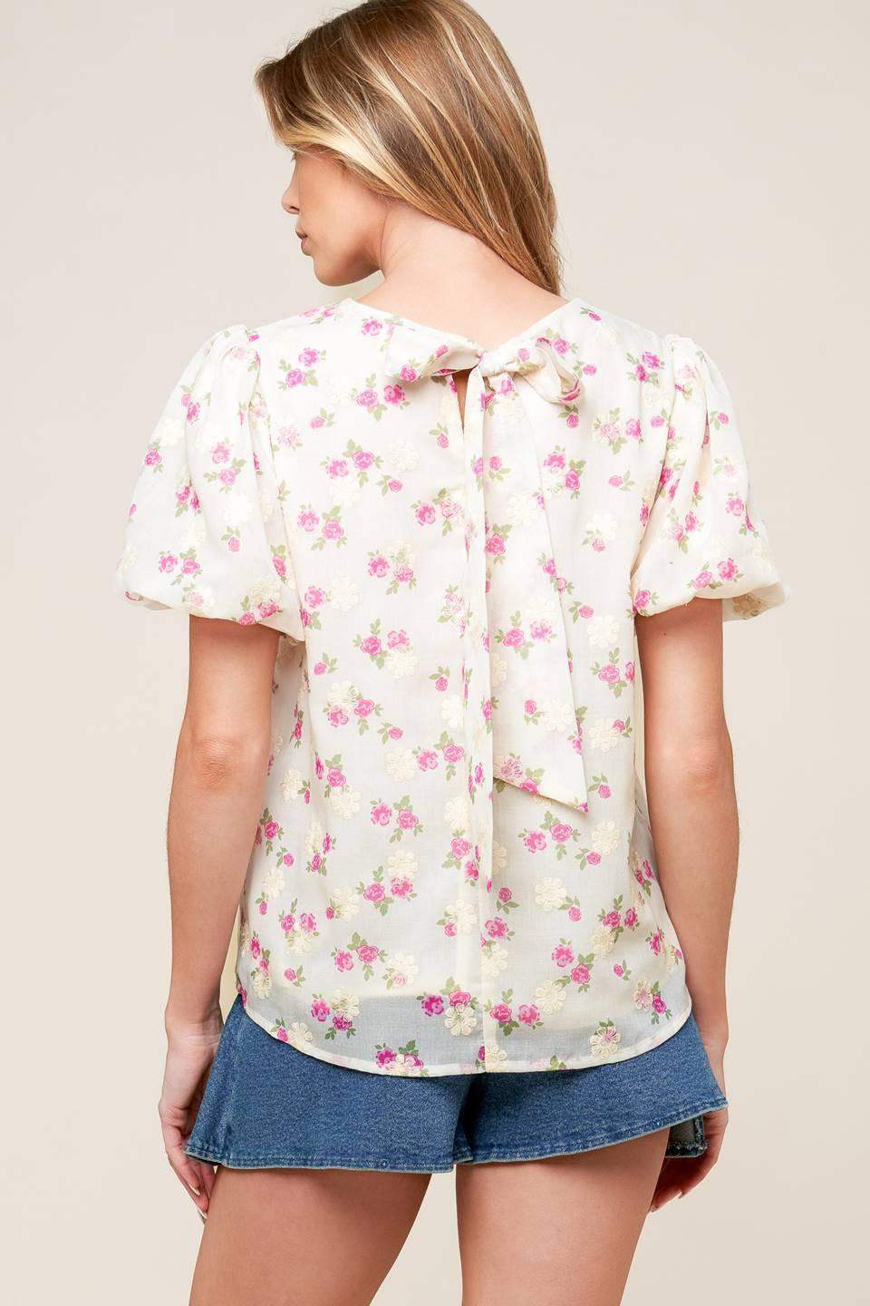 I'LL THINK ABOUT CREAM WOVEN TOP - Flying Tomato - Flyclothing LLC