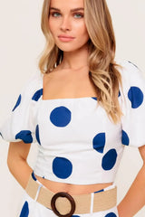 COCONUT KISS NAVY TOP AND PANT SET - Flying Tomato - Flyclothing LLC