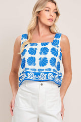 ISLAND SHELL WOVEN TOP AND PANT SET - Flying Tomato - Flyclothing LLC