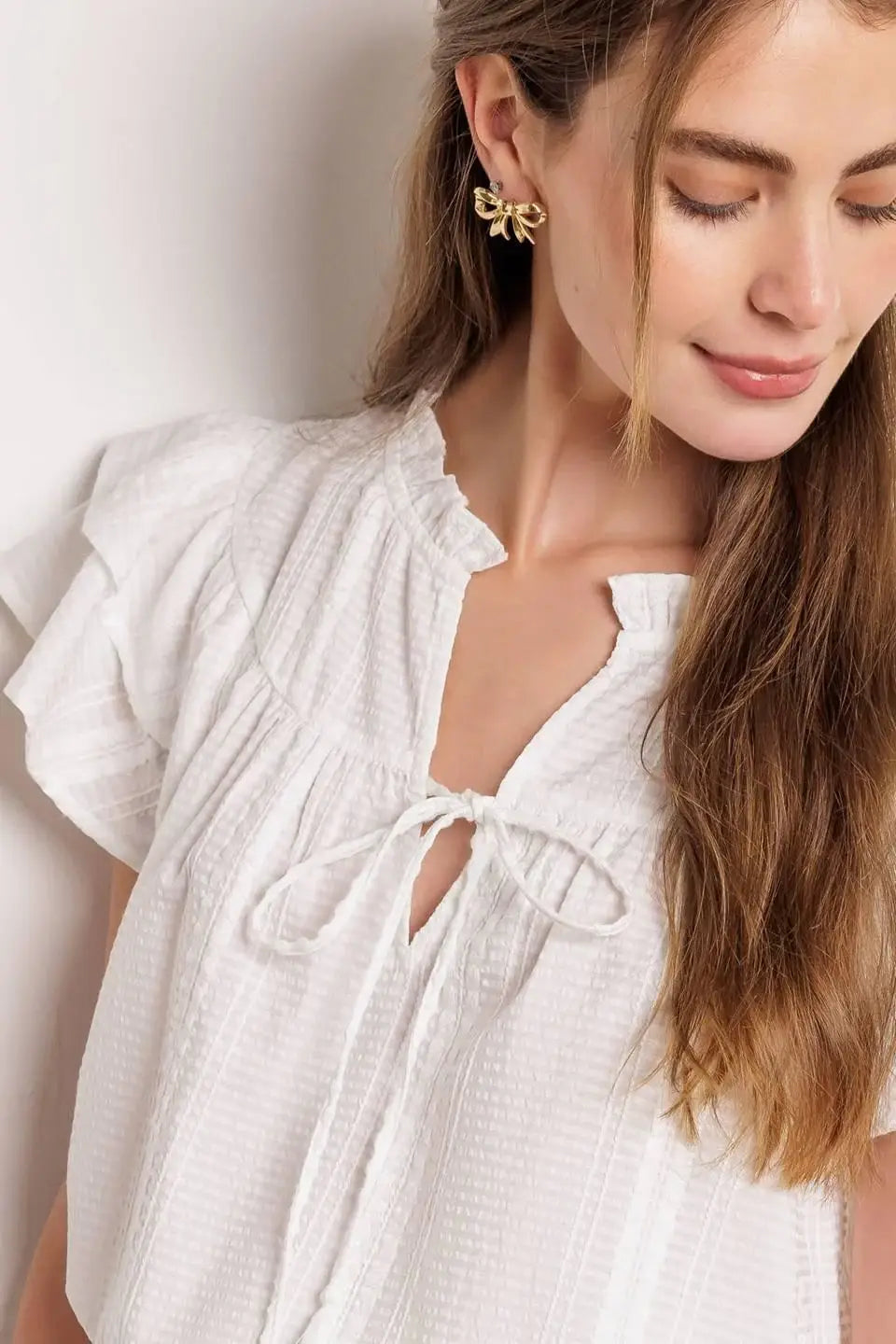 CLOSER THAN EVER WOVEN TOP - Flying Tomato - Flyclothing LLC