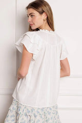 CLOSER THAN EVER WOVEN TOP - Flying Tomato - Flyclothing LLC