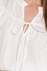 CLOSER THAN EVER WOVEN TOP - Flying Tomato - Flyclothing LLC