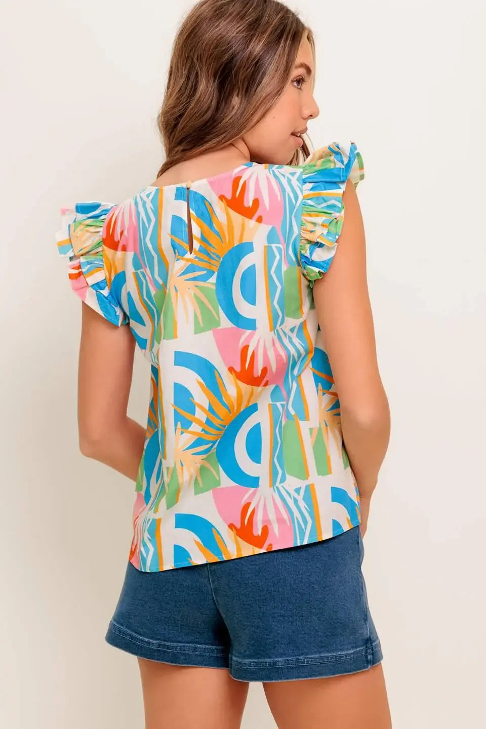 VACATION STATE OF MIND WOVEN TOP - Flying Tomato - Flyclothing LLC