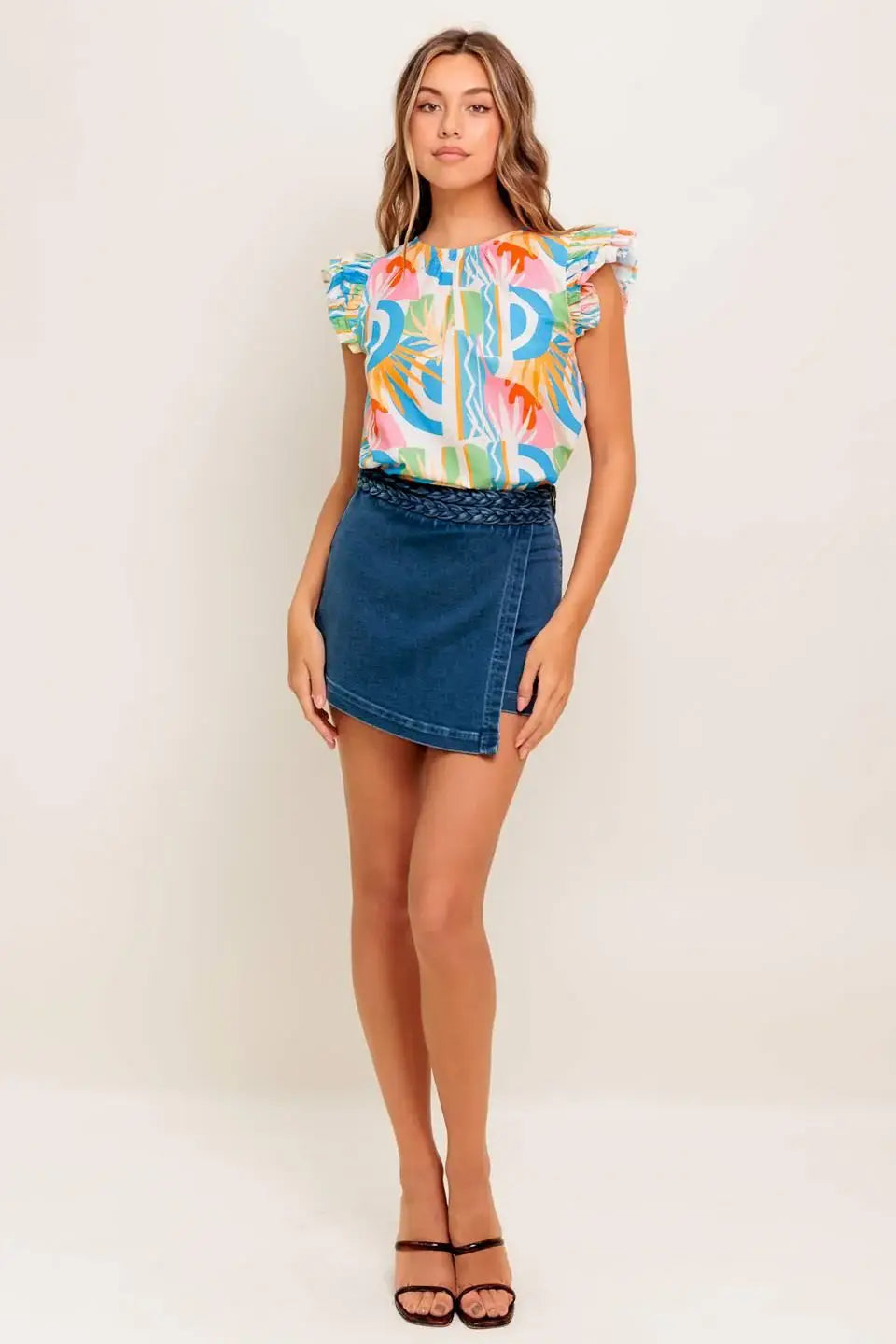 VACATION STATE OF MIND WOVEN TOP - Flying Tomato - Flyclothing LLC