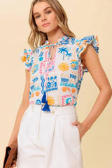 VENTURA VISION WOVEN TOP - Flying Tomato - Flyclothing LLC