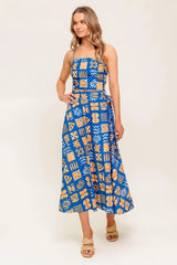 DEWDROP SILENCE WOVEN TOP AND SKIRT SET - Flying Tomato - Flyclothing LLC