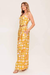 PRETTY MEADOW WOVEN TOP AND PANT SET - Flying Tomato - Flyclothing LLC