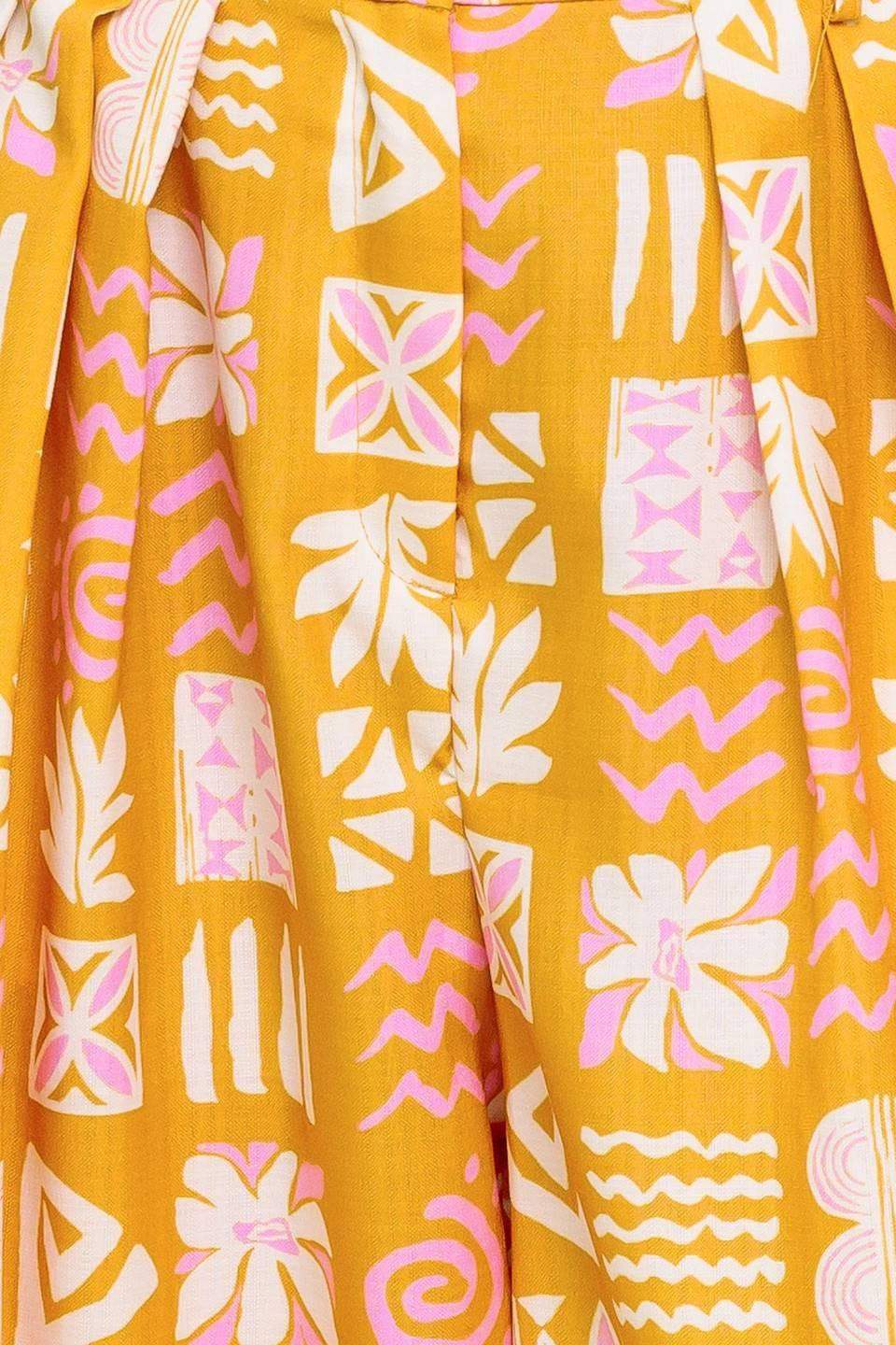 PRETTY MEADOW WOVEN TOP AND PANT SET - Flying Tomato - Flyclothing LLC