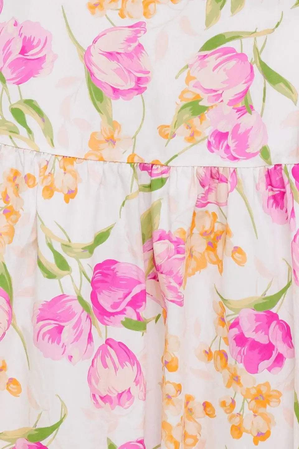 BOTANICAL BLISS WOVEN TOP AND SKIRT SET - Flying Tomato - Flyclothing LLC