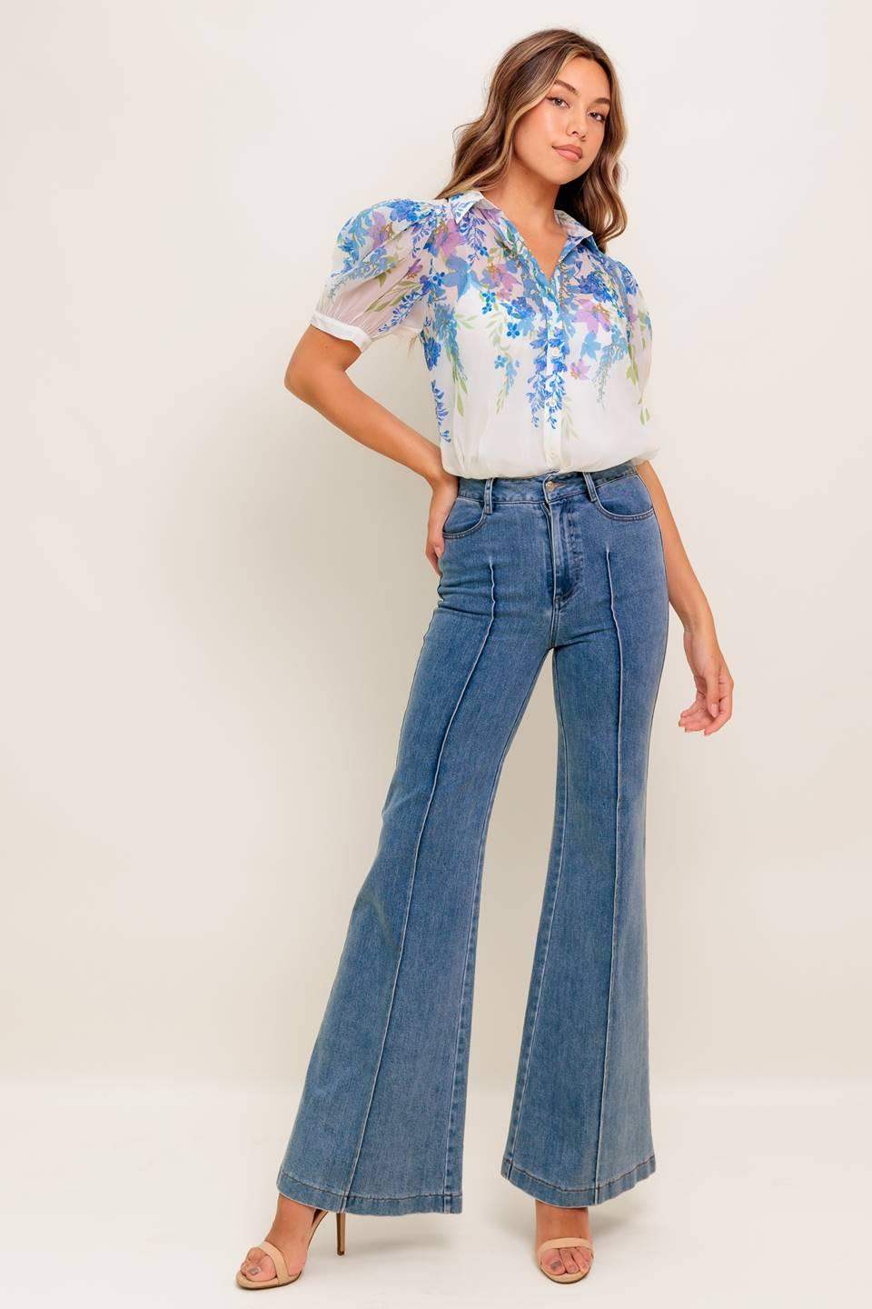 SUNSET SAIL WOVEN TOP - Flying Tomato - Flyclothing LLC