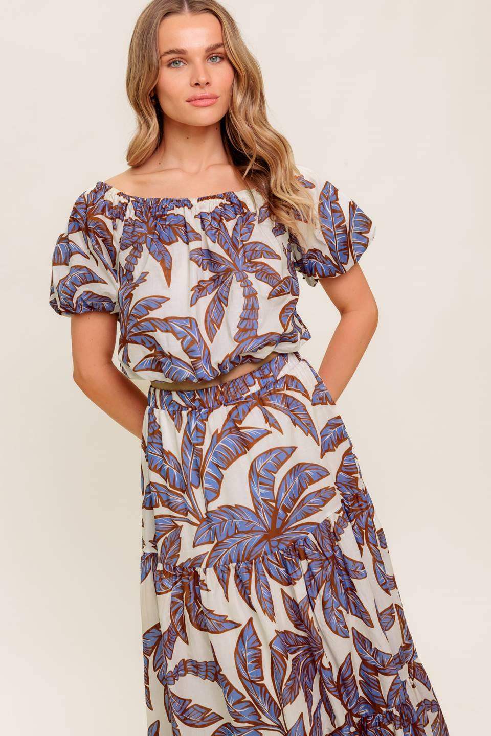 PETAL WALTZ WOVEN TOP - Flying Tomato - Flyclothing LLC
