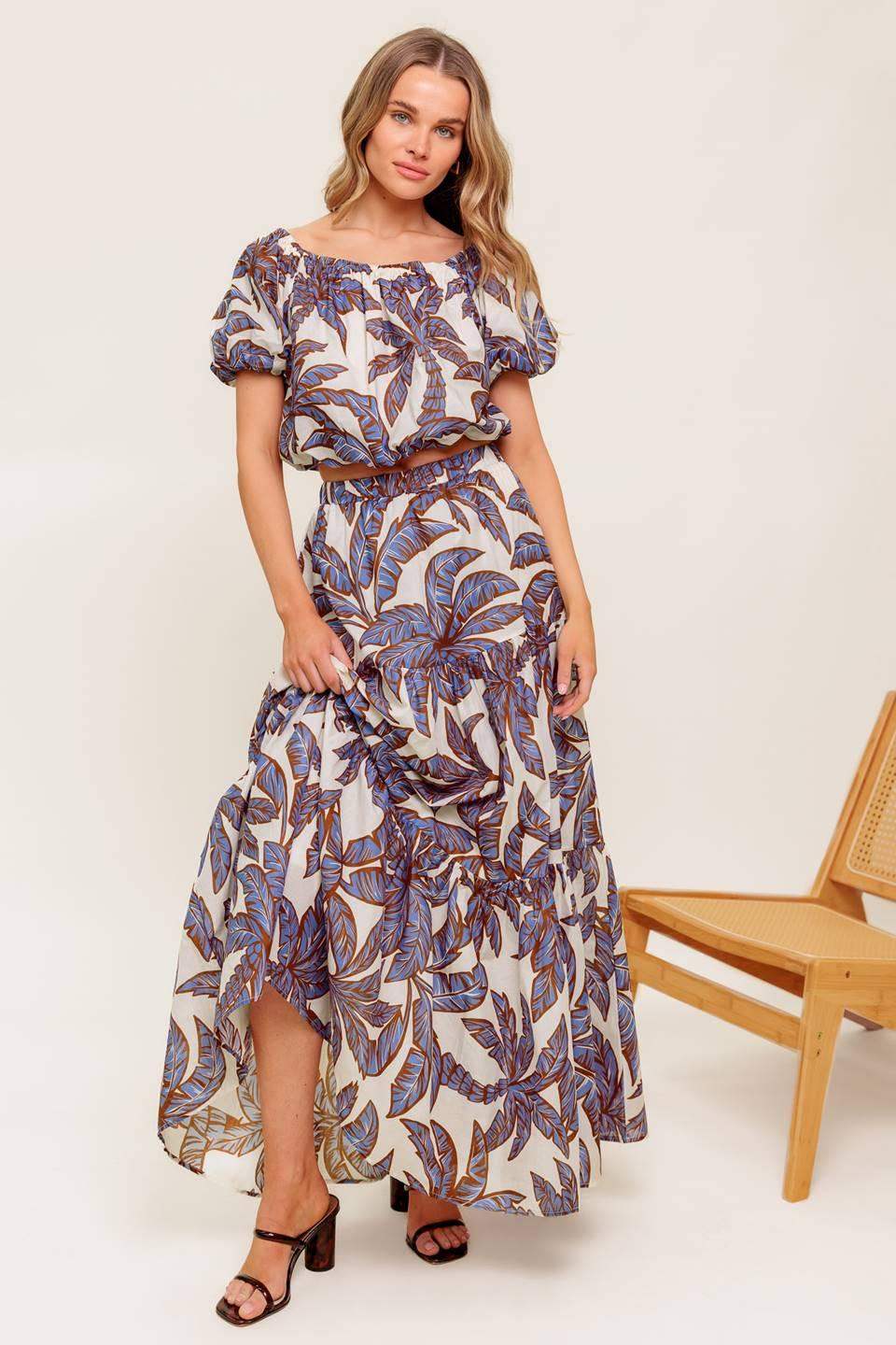 PETAL WALTZ WOVEN TOP - Flying Tomato - Flyclothing LLC