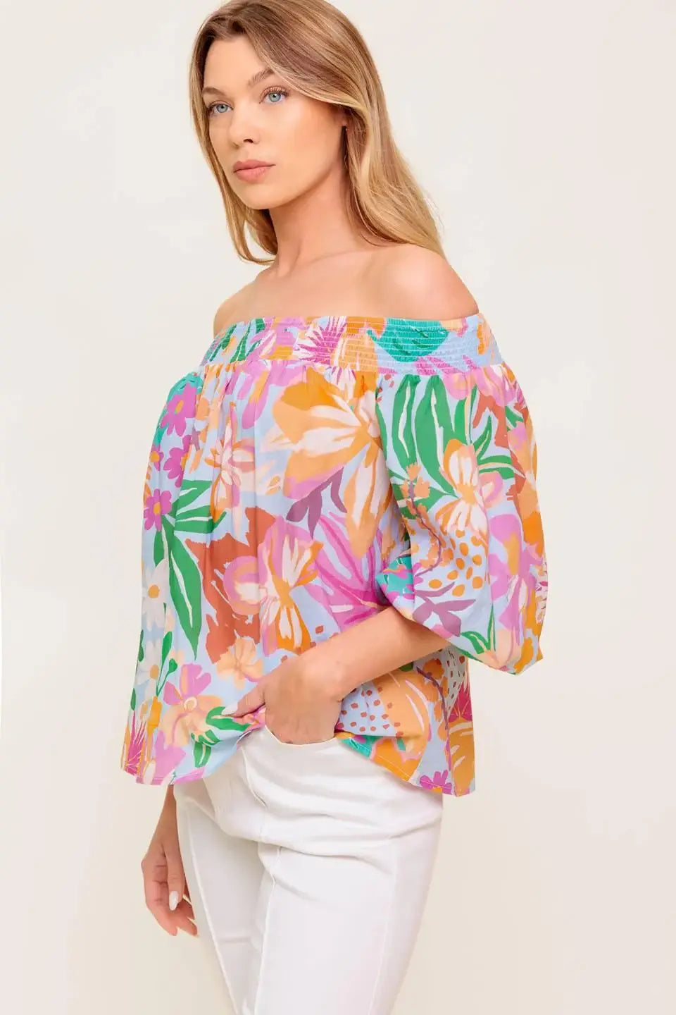PRECIOUS MOMENT WOVEN TOP - Flying Tomato - Flyclothing LLC