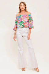 PRECIOUS MOMENT WOVEN TOP - Flying Tomato - Flyclothing LLC