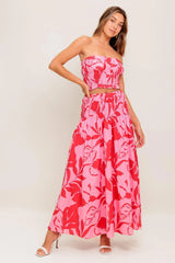 ANYTHING I WANT WOVEN TOP AND SKIRT SET - Flying Tomato - Flyclothing LLC