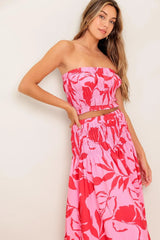 ANYTHING I WANT WOVEN TOP AND SKIRT SET - Flying Tomato - Flyclothing LLC