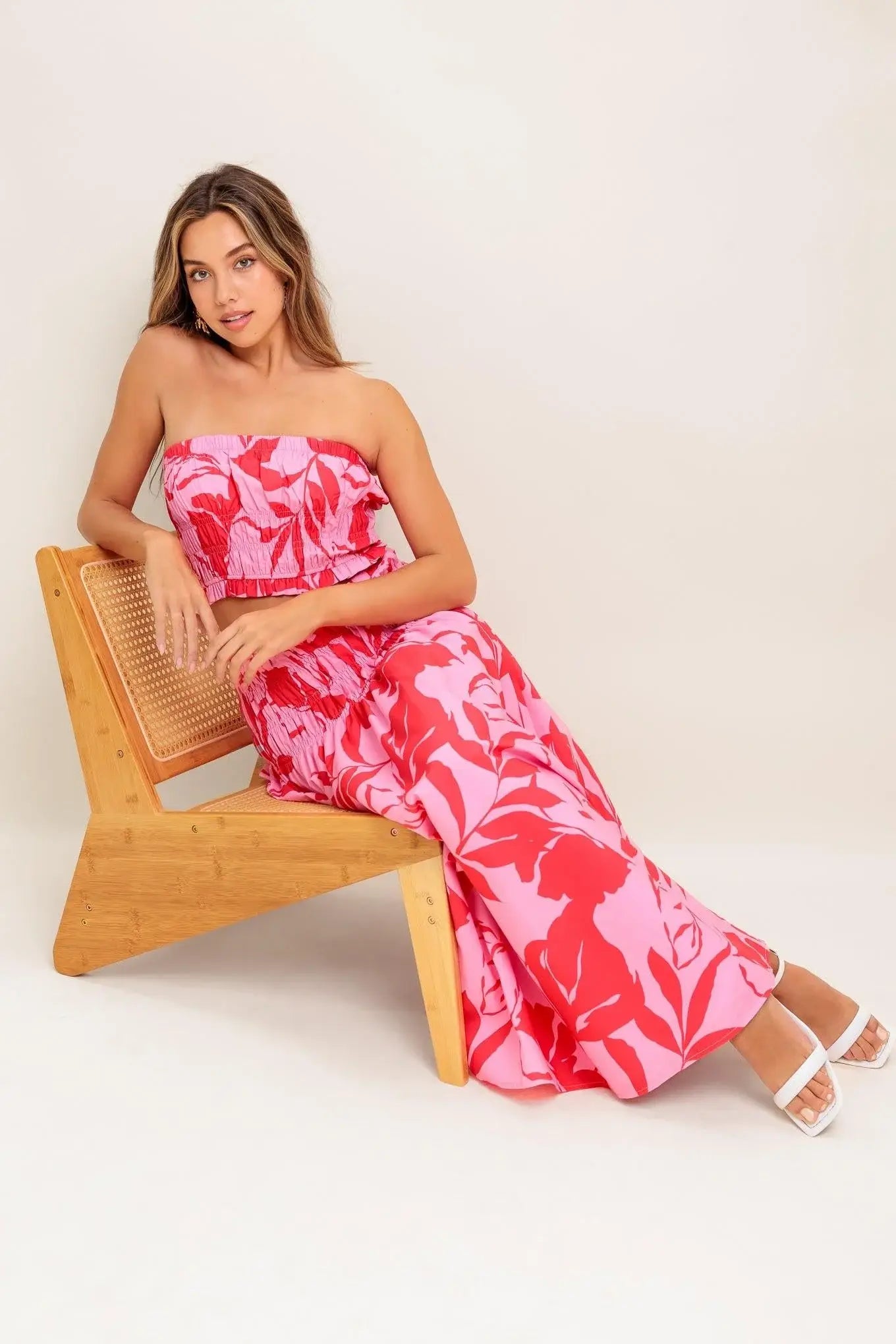 ANYTHING I WANT WOVEN TOP AND SKIRT SET - Flying Tomato - Flyclothing LLC