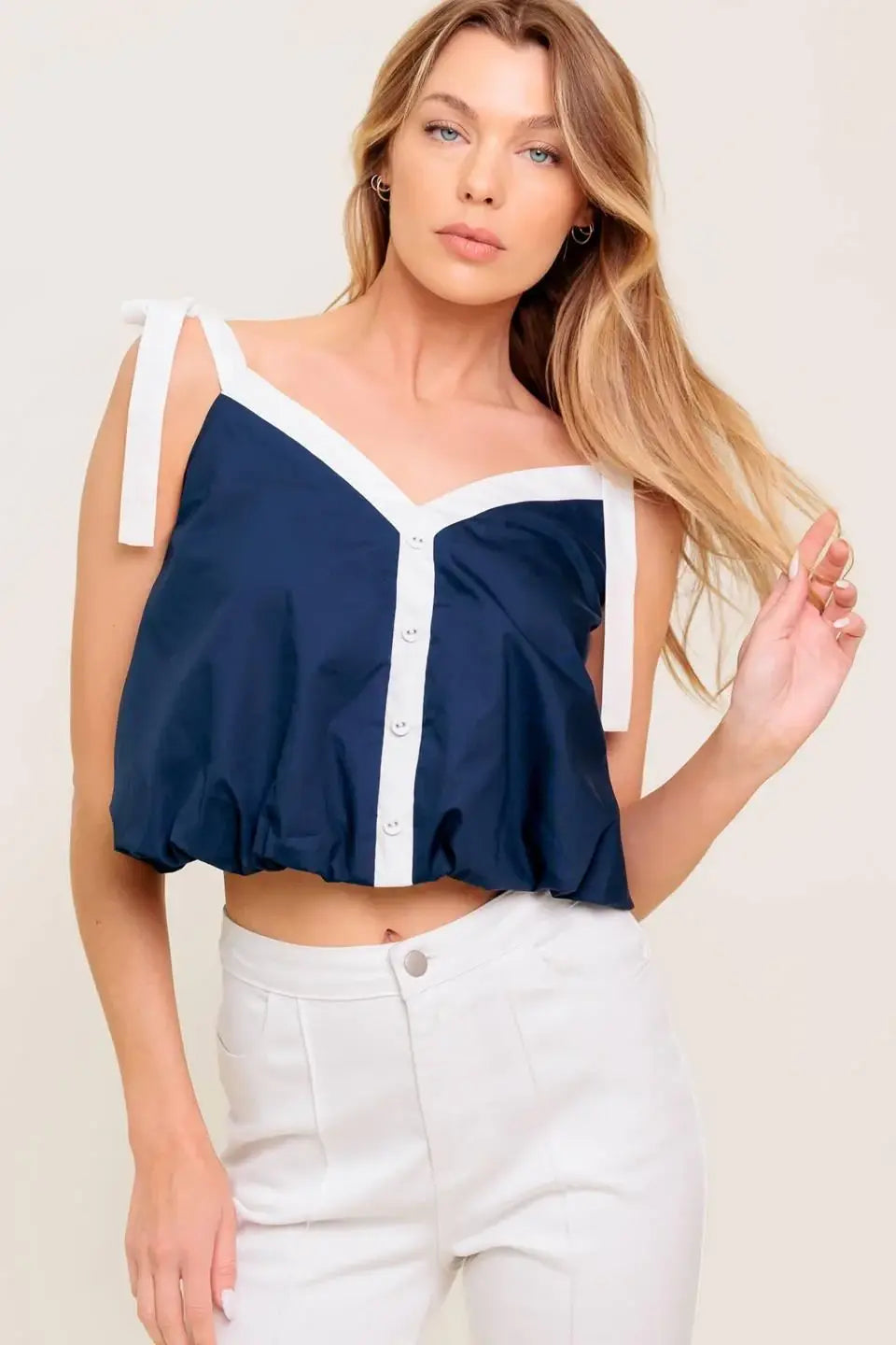 SCENT OF SPRING WOVEN TOP - Flying Tomato - Flyclothing LLC