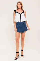 SCENT OF SPRING WOVEN TOP - Flying Tomato - Flyclothing LLC