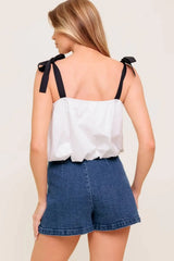 SCENT OF SPRING WOVEN TOP - Flying Tomato - Flyclothing LLC