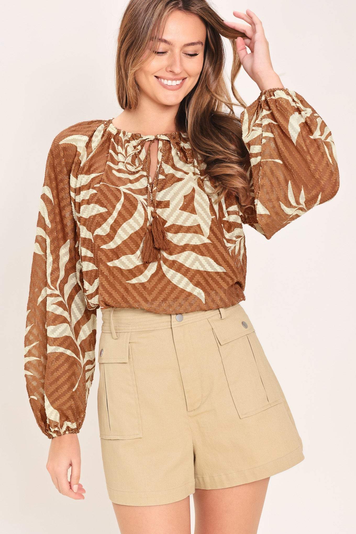 WARM BREEZE WOVEN TOP - Flying Tomato - Flyclothing LLC