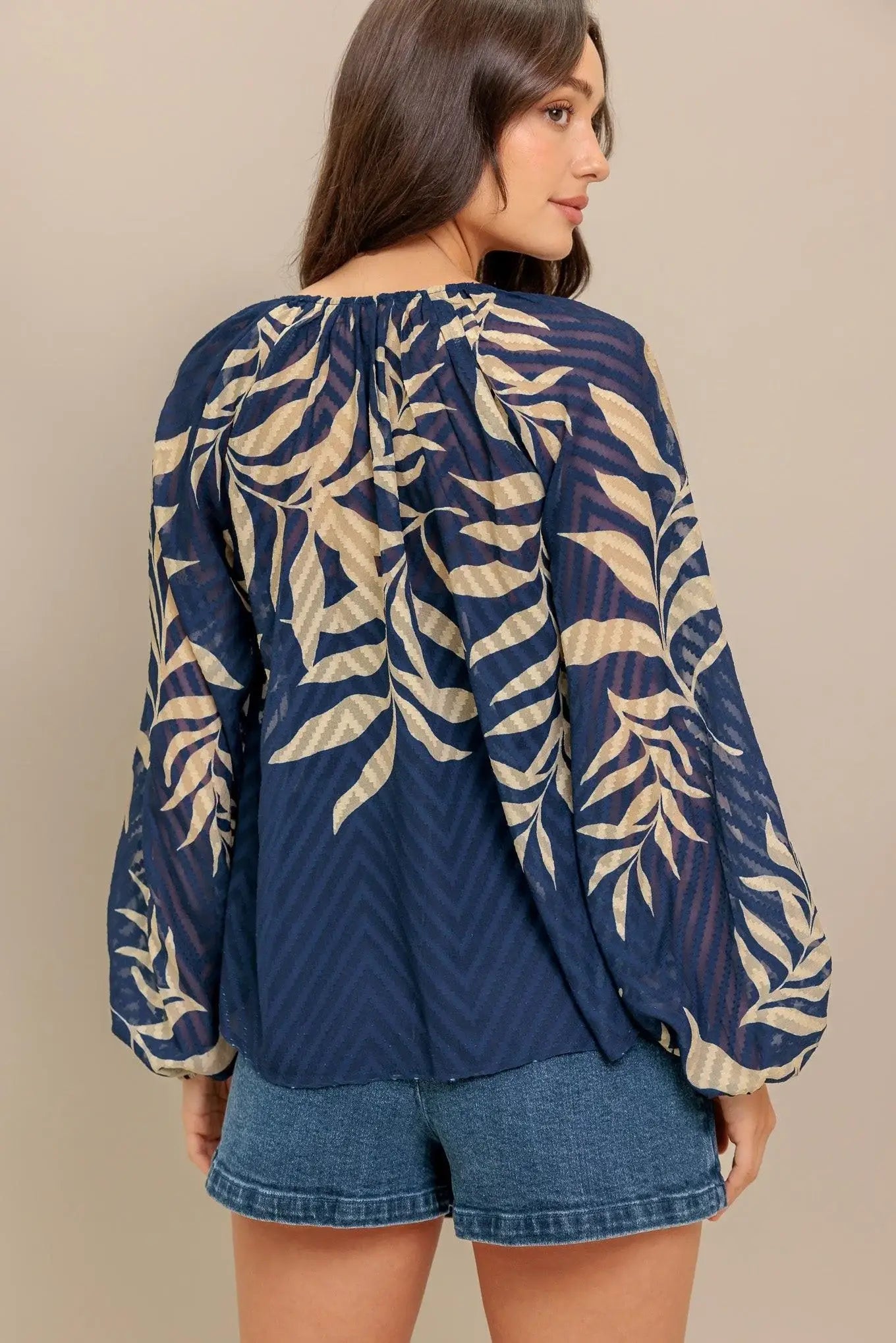 MIDNIGHT WALK WOVEN TOP - Flying Tomato - Flyclothing LLC