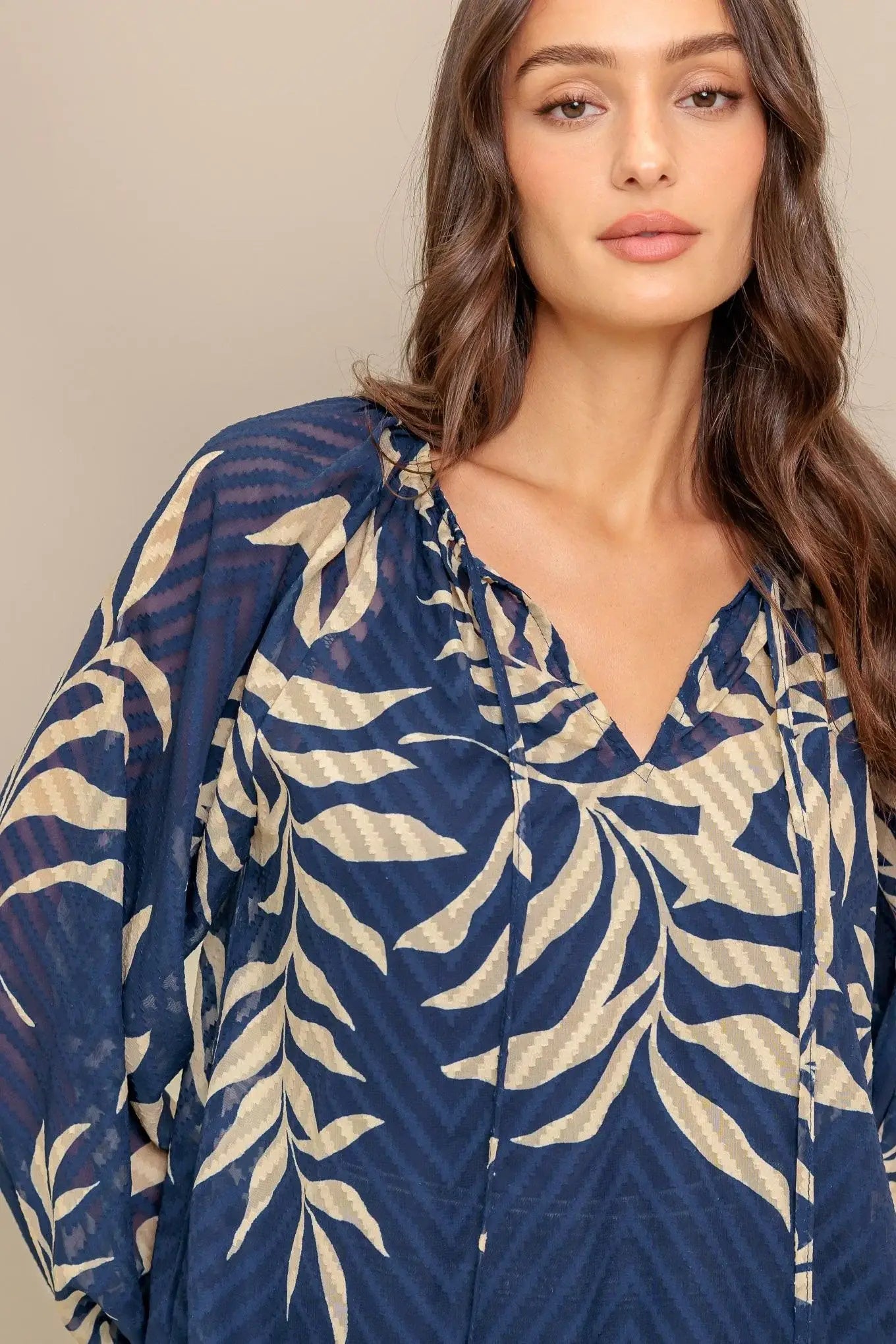 MIDNIGHT WALK WOVEN TOP - Flying Tomato - Flyclothing LLC