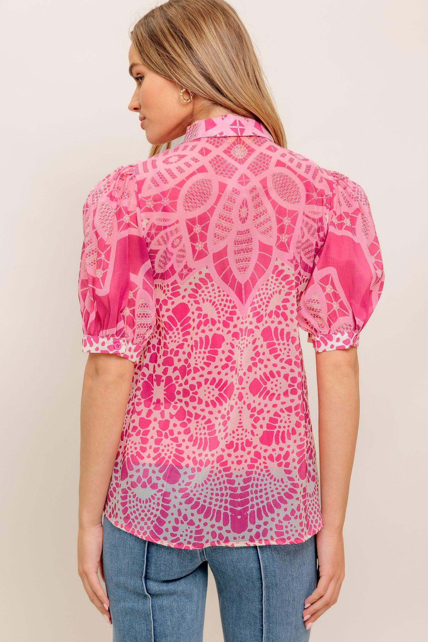 PRECIOUS HEART WOVEN TOP - Flying Tomato - Flyclothing LLC