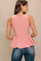 CANDY SUNDAYS WOVEN TOP - Flying Tomato - Flyclothing LLC