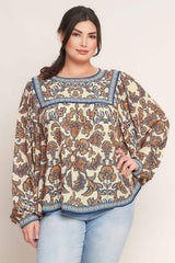 BOHEME MEADOW WOVEN TOP - Flying Tomato - Flyclothing LLC