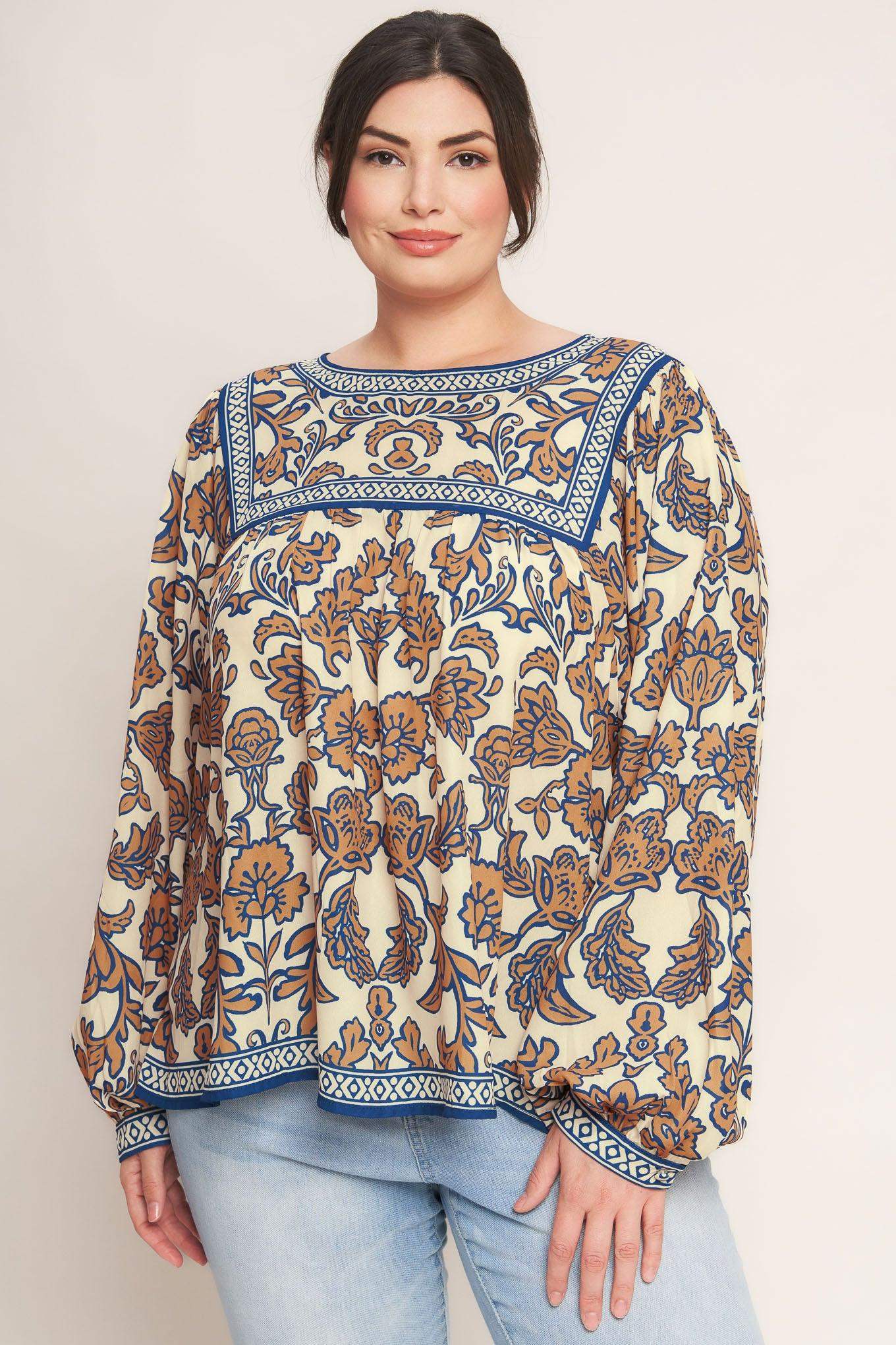 BOHEME MEADOW WOVEN TOP - Flying Tomato - Flyclothing LLC