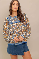 BOHEME MEADOW WOVEN TOP - Flying Tomato - Flyclothing LLC