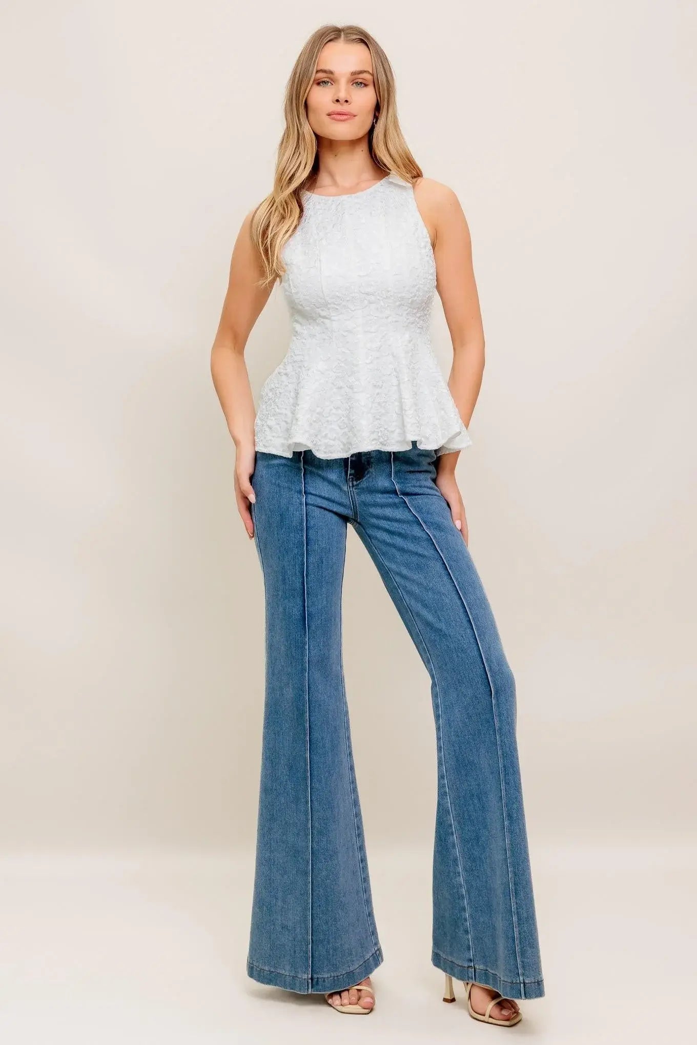 SOFT WHISPER WOVEN TOP - Flying Tomato - Flyclothing LLC