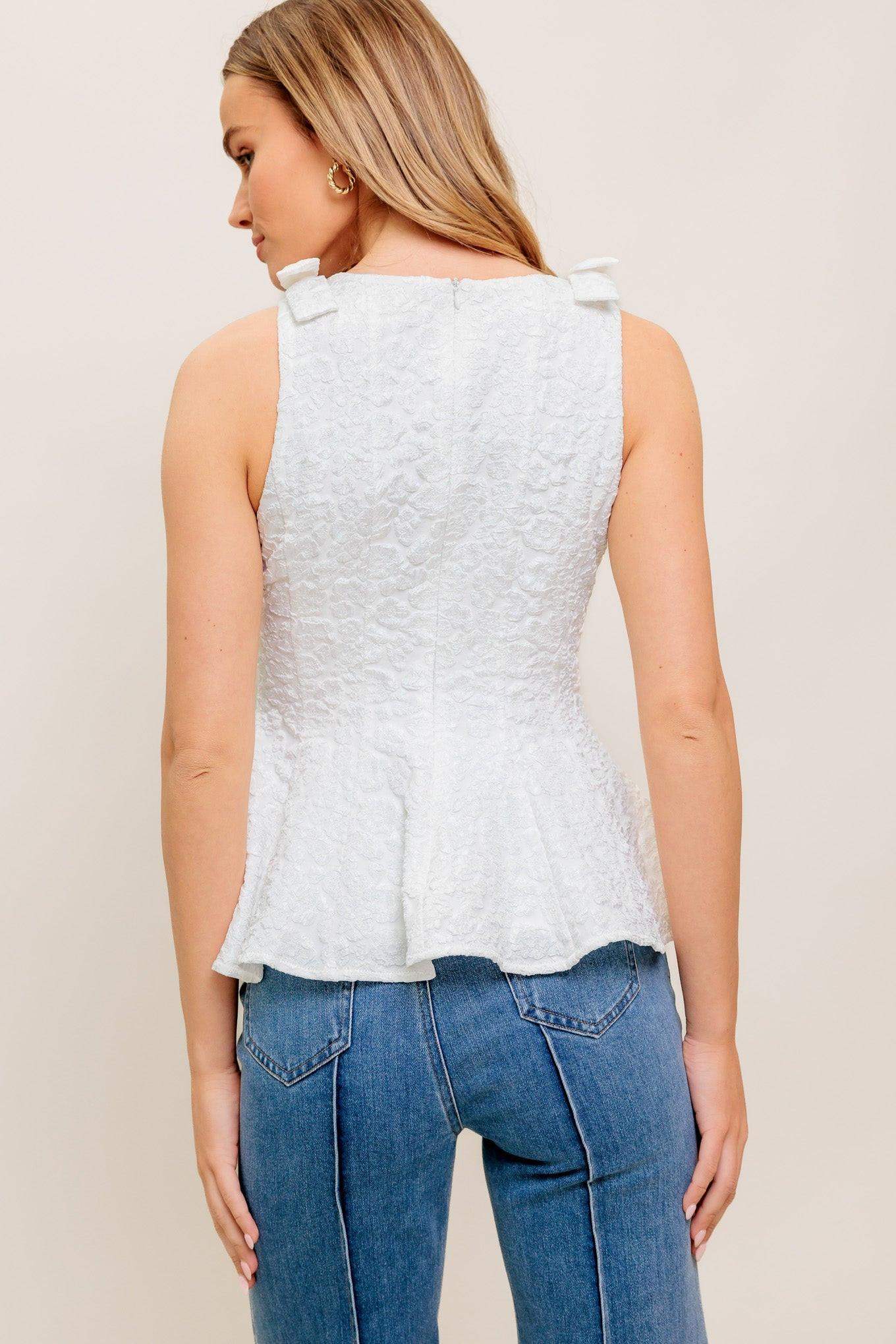 SOFT WHISPER WOVEN TOP - Flying Tomato - Flyclothing LLC