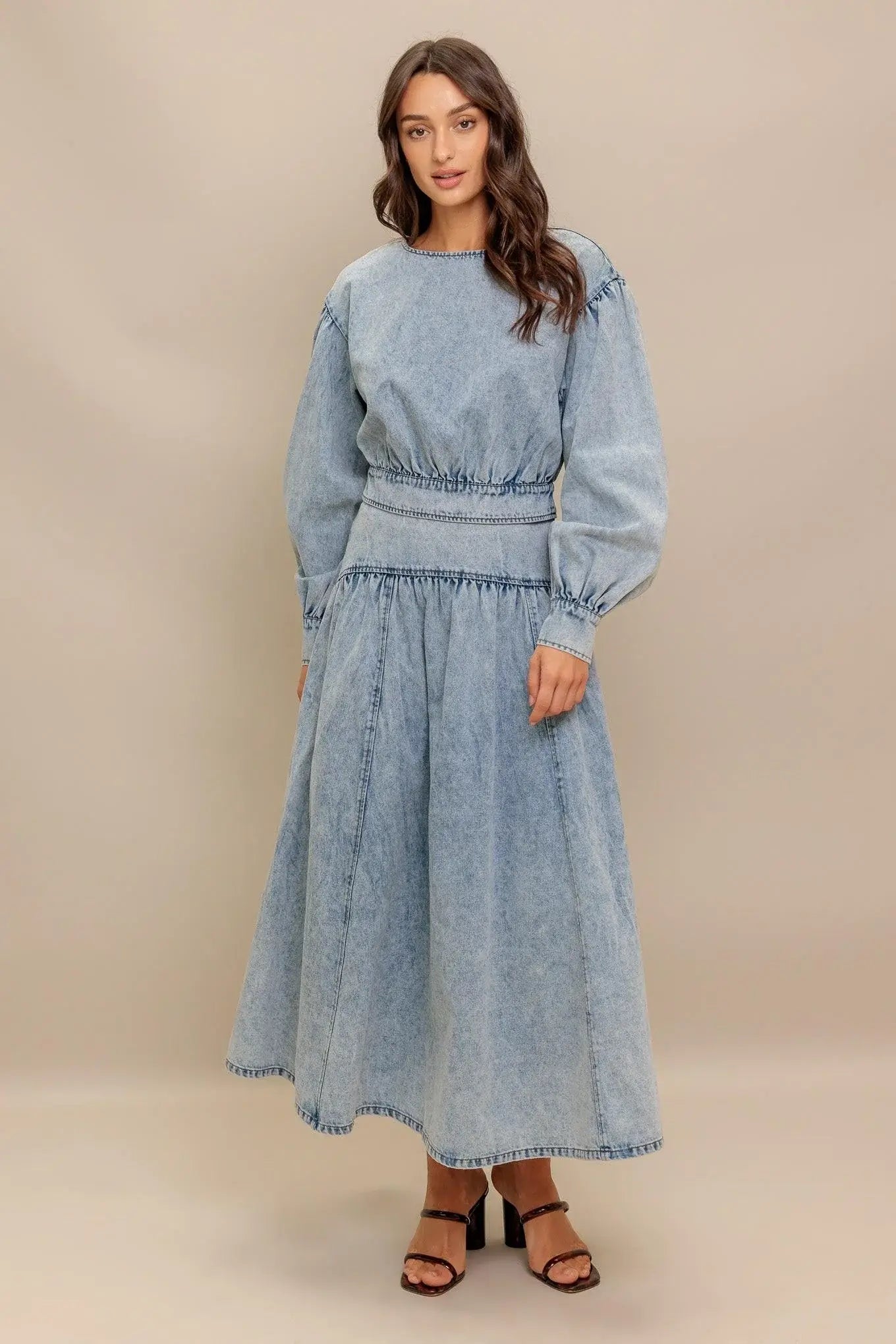AMERICAN BLEND DENIM TOP - Flying Tomato - Flyclothing LLC