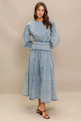AMERICAN BLEND DENIM TOP - Flying Tomato - Flyclothing LLC