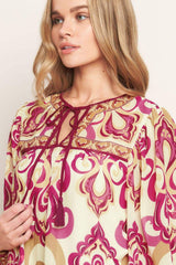 FUSION GROOVE WOVEN TOP - Flying Tomato - Flyclothing LLC