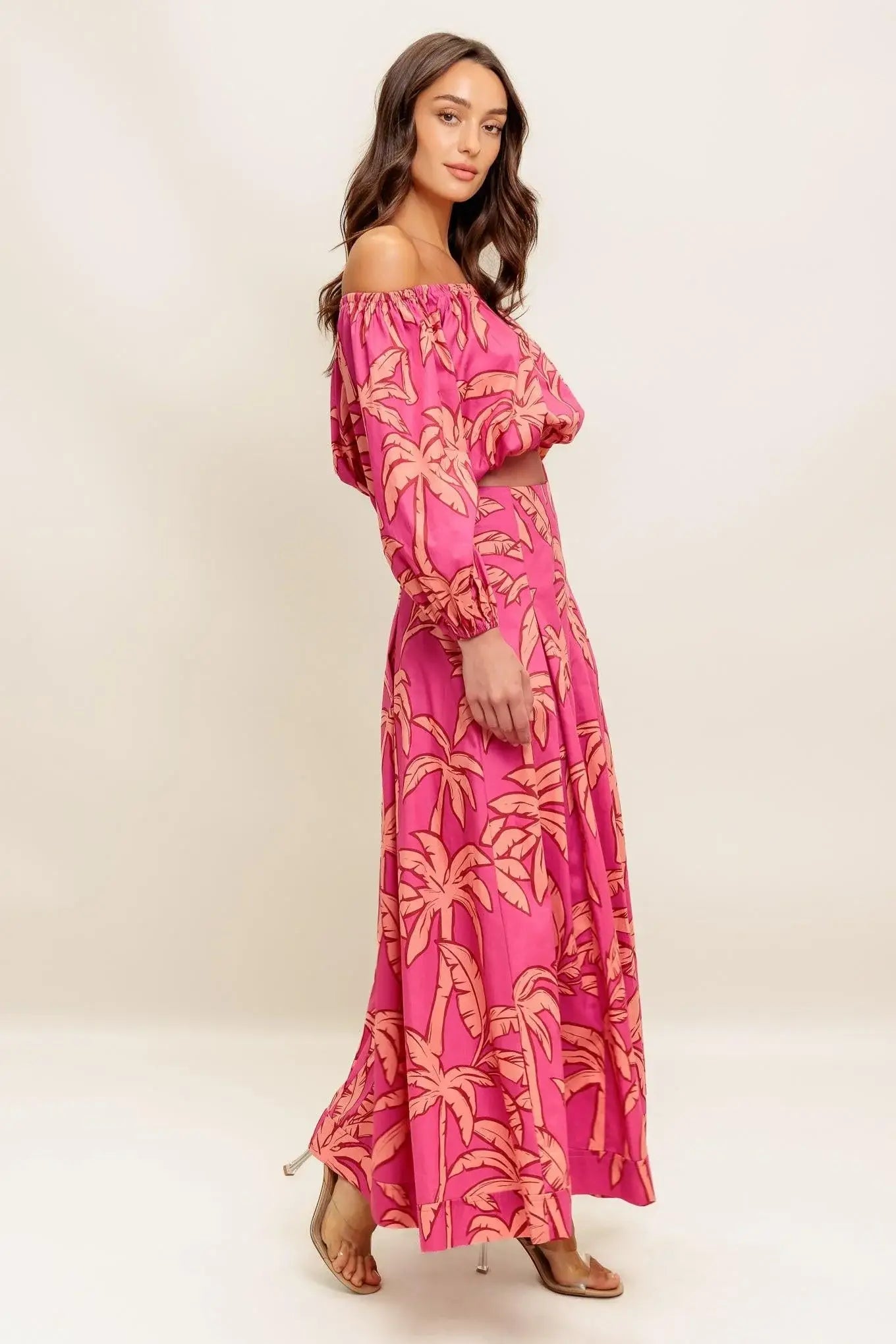 PARADISE MATCH WOVEN TOP AND SKIRT SET - Flying Tomato - Flyclothing LLC