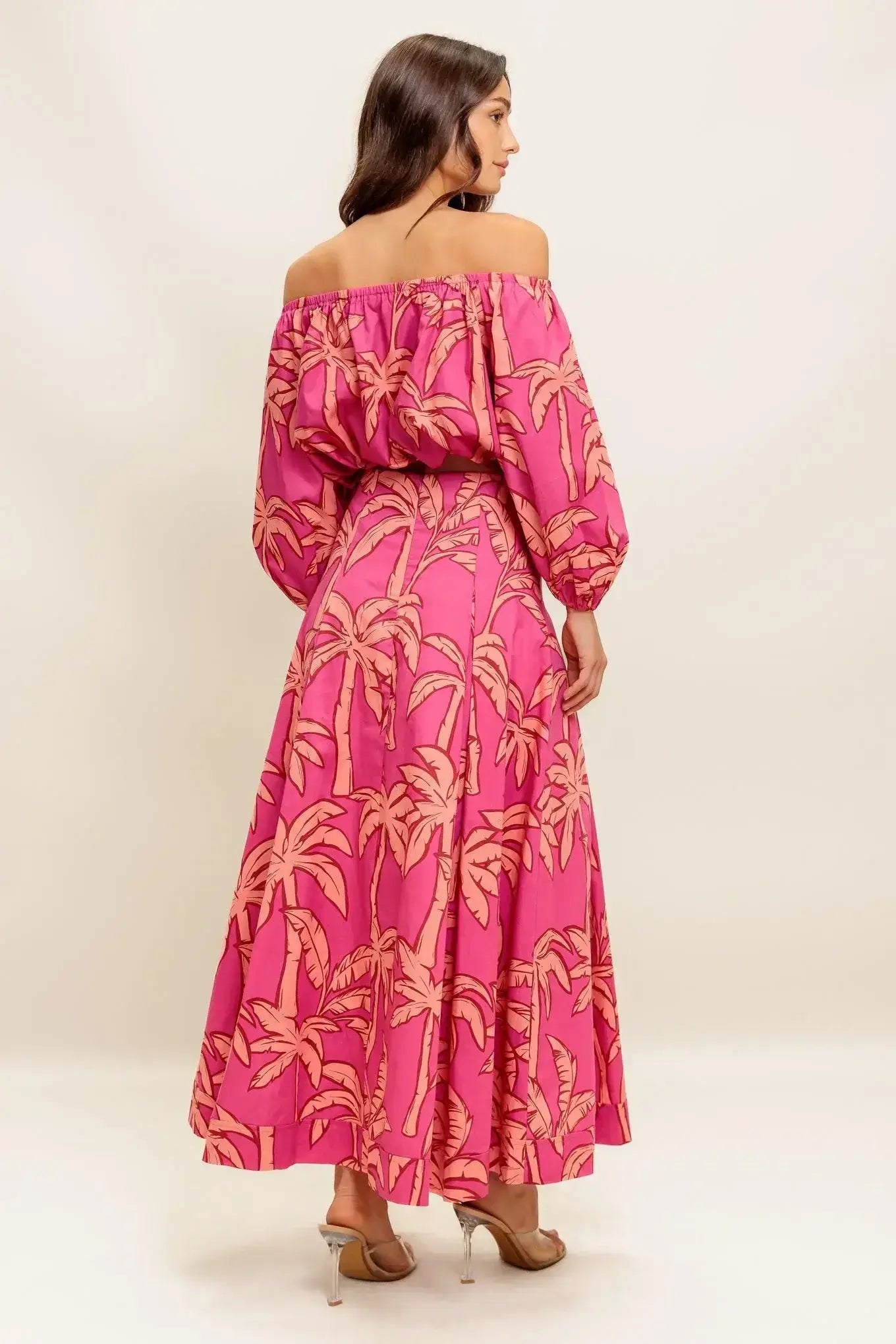 PARADISE MATCH WOVEN TOP AND SKIRT SET - Flying Tomato - Flyclothing LLC